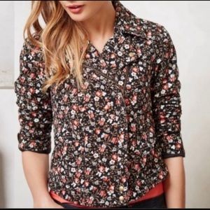 Anthropologie Hei Hei Moto Jacket Women's Size 8